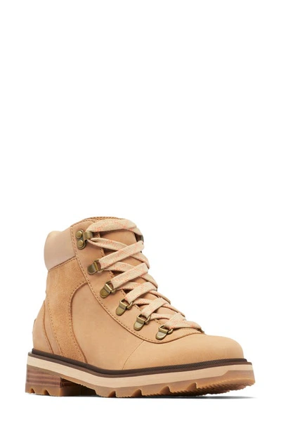 Sorel Lennox Waterproof Hiking Boot In Tawny Buff/ Gum 2