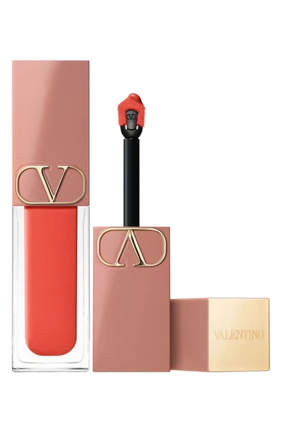 Valentino Liquirosso 2 In 1 Soft Matte Liquid Lipstick & Blush 218a See You Later