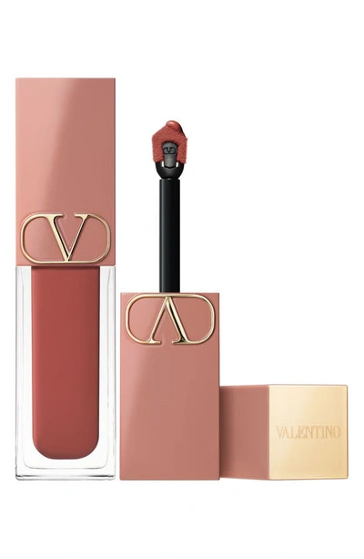 Valentino Liquirosso 2 In 1 Soft Matte Liquid Lipstick & Blush 151r Nude In Motion In 151a