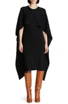 Halston Amal Merino Wool Sweater Dress In Black