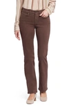 Nydj Marilyn Straight Leg Jeans In Coffee Bean