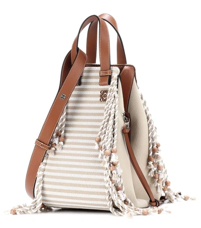 Loewe X Paula's Ibiza Paula's Hammock Scarf Medium Tote In Beige | ModeSens