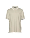 Michael Kors Polo Shirt In Light Grey