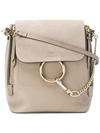 Chloé Grey Small Faye Backpack