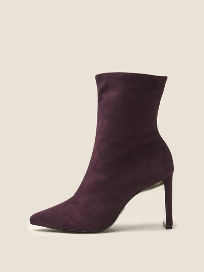 Donna Karan Women's Chelsea Mid Calf Boot - In Wine