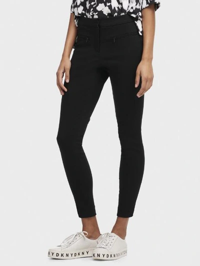 Donna Karan Dkny Women's Stretch Pull-on Pant - In Black
