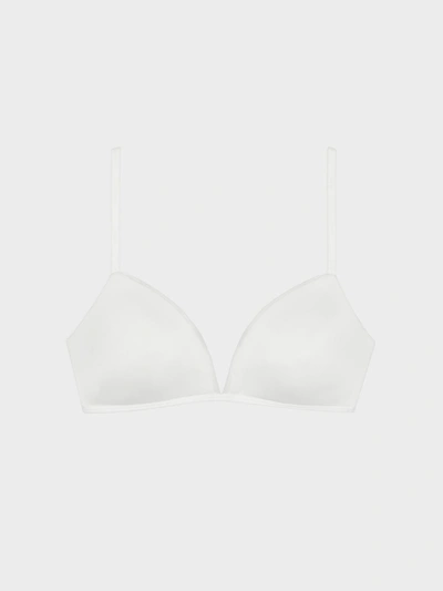 Donna Karan Litewear Wirefree Bralette In White