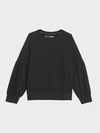 Donna Karan Drop Shoulder Sweatshirt In Black