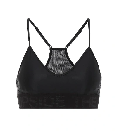 The Upside Andie Stretch-jersey Bra Top In Black