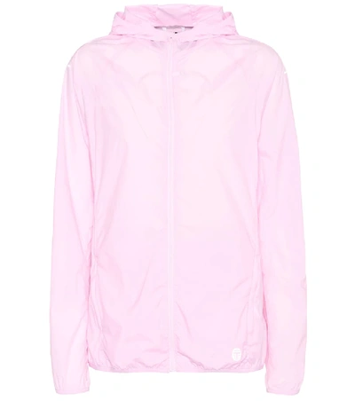 Tory Sport Nylon Packanle Jacket In Pink