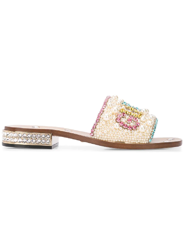 gucci jeweled slides