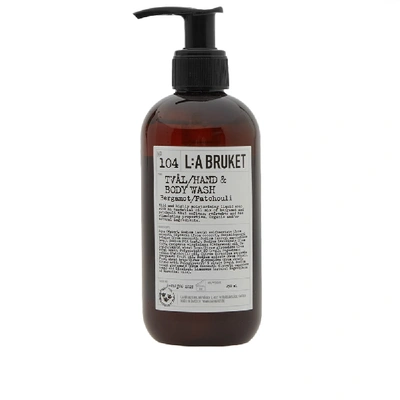 L:a Bruket Bergamot & Patchouli Hand & Body Wash In N/a