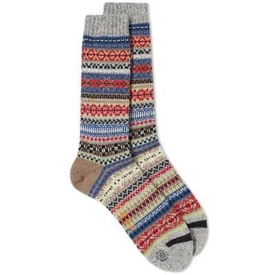 Chup By Glen Clyde Company Chup Northern Lights Sock In Grey