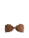 Marysia - Antibes Scallop Edged Bandeau Bikini Top - Womens - Brown