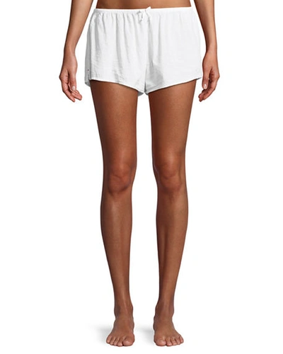 Xirena Shaya Lightweight Cotton Lounge Shorts In Light Pink