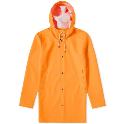 Stutterheim Stockholm Raincoat In Orange