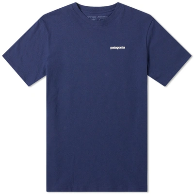 Patagonia P-6 Logo Responsibili-tee In Blue