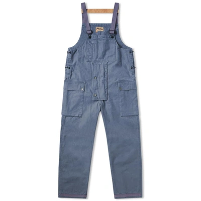 Nigel Cabourn X Lybro Naval Dungaree In Blue | ModeSens