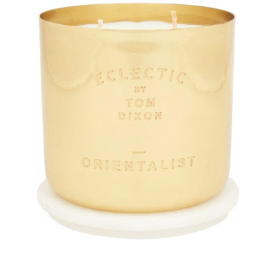 Tom Dixon Eclectic Orientalist Candle In Gold