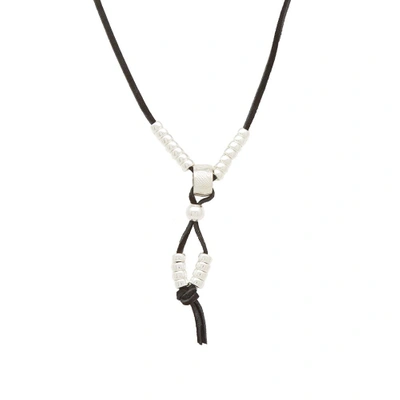 Maple X Justin Rivard Bead Necklace In Black