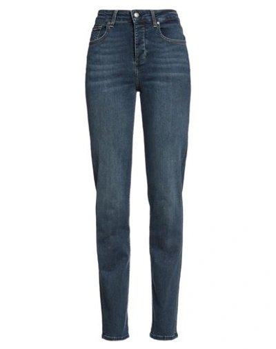 Liu •jo Woman Denim Pants Blue Size 27w-34l Polyester, Cotton