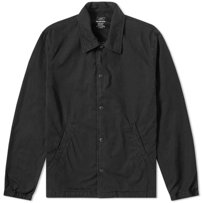 Save Khaki Twill Warm Up Jacket In Black