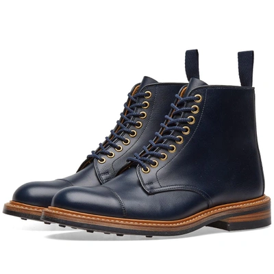 Tricker's End. X  Axton Toe Cap Boot In Blue