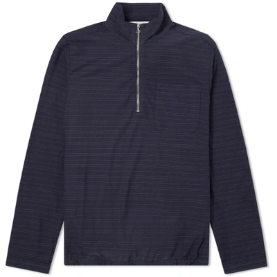 A Kind Of Guise Fremont Half Zip Shirt In Blue