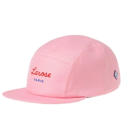 Larose Paris Logo 5-panel Cap In Pink