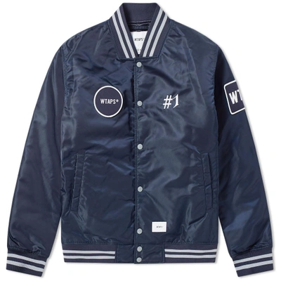 Wtaps Bench Jacket In Blue