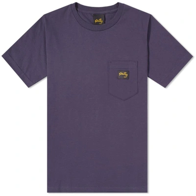 Stan Ray Stan Pocket Tee In Blue