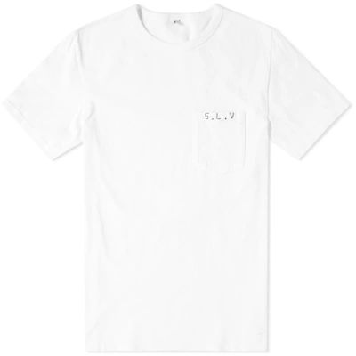 Soulive Slv Stitch Logo Tee In White