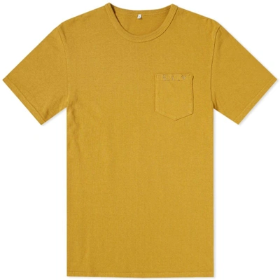 Soulive Slv Stitch Logo Tee In Yellow
