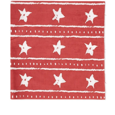 Soulive Artisan Stars Scarf In Red