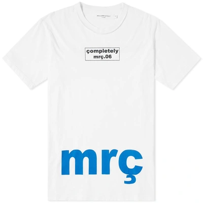 Mr Completely Mr. Completely Box Logo Tee In White