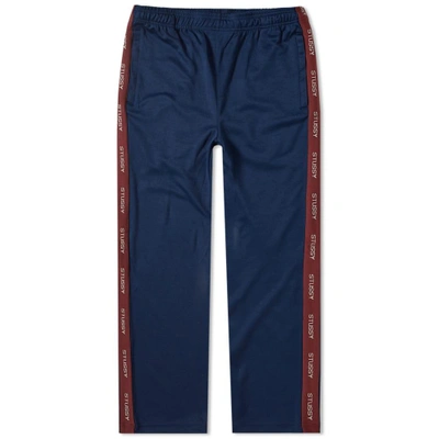 Stussy Poly Track Pant In Blue