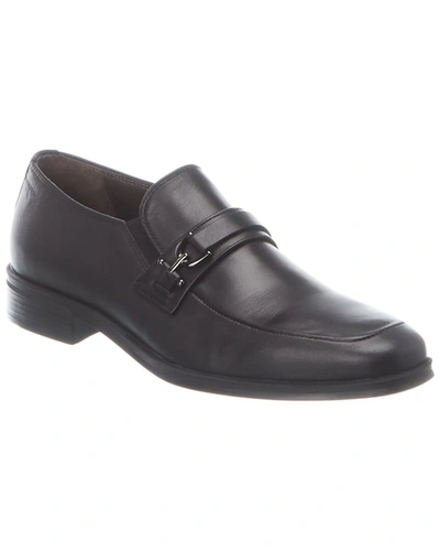M By Bruno Magli Pedro Leather Loafer In Black