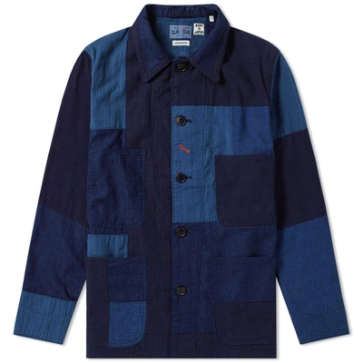 Blue Blue Japan Patchwork Coverall Jacket