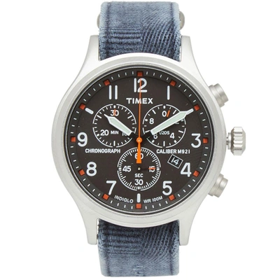 Timex Archive Allied Chrono Watch In Grey