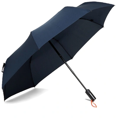 London Undercover Auto-compact Umbrella In Blue