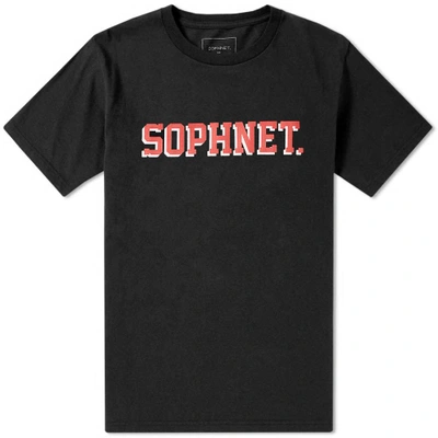 Sophnet . College Logo Tee In Black
