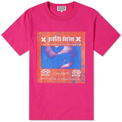 Cav Empt Profits Tee In Pink