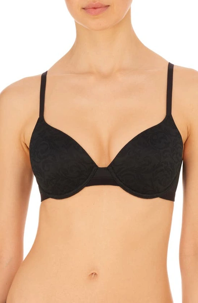 Natori Sheer Illusion Contour Underwire Bra In Black