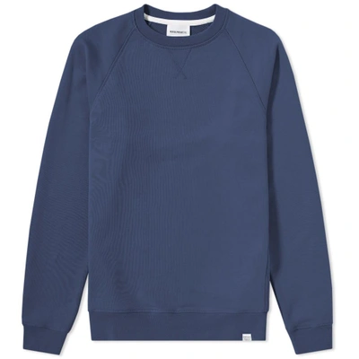 Norse Projects Ketal Summer Classic Crew Sweat In Blue