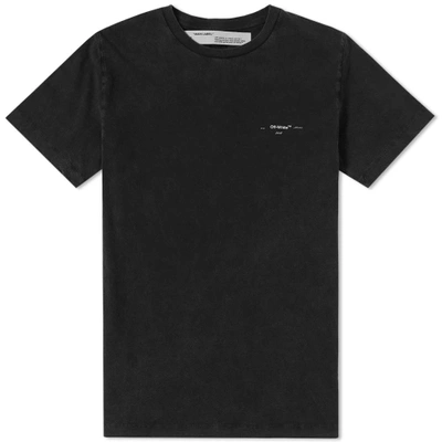 Off-white 3d Line Slim Tee In Black