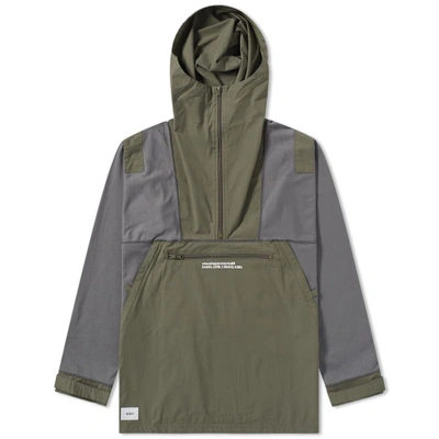 Wtaps Drag-on Hooded Jacket In Green