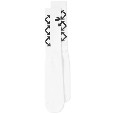 Off-white Off Diagonal Sock