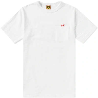 Human Made Back Print Pocket Tee In White
