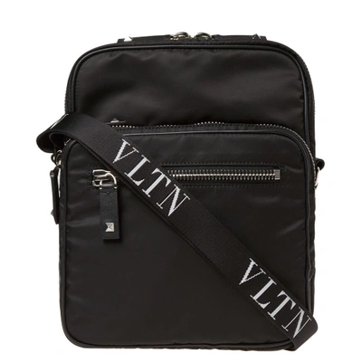Valentino Garavani Valentino Vltn Nylon Shoulder Bag In Black
