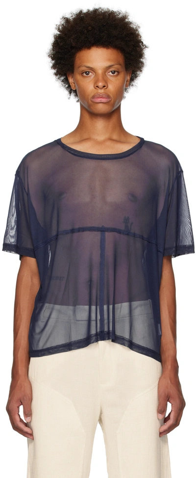 Eckhaus Latta Blue Prom T-shirt